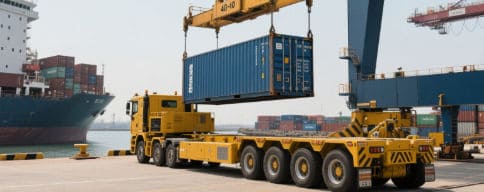 拖车运输服务-门到门物流配送-全程跟踪货运